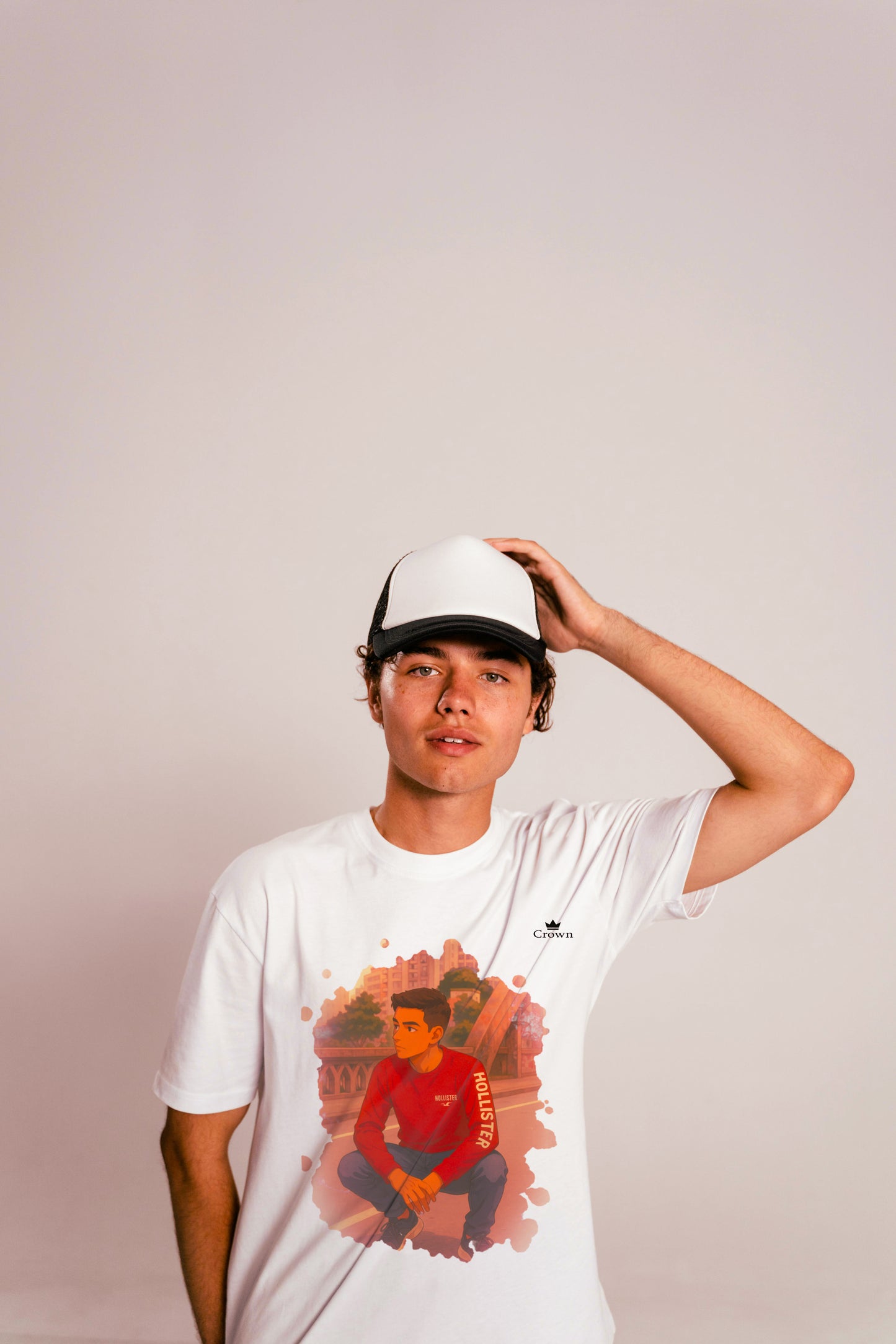 Custom Ghibli-Style Portrait T-Shirt